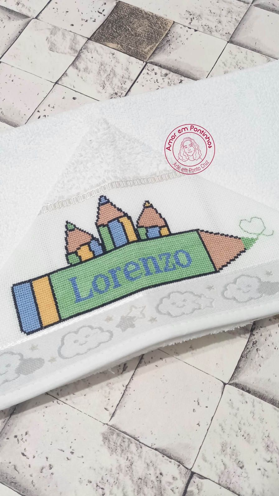 Toalha Capuz Lorenzo - Trem